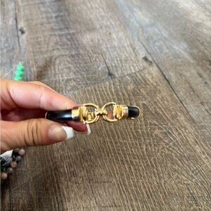 Elegant Black and Gold bangle Bracelet